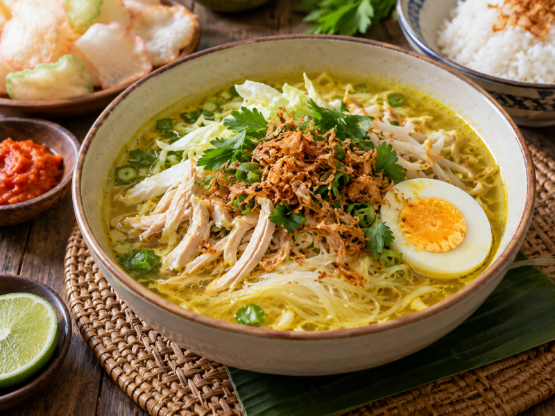 Soto Ayam – Indonesische Kippensoep
